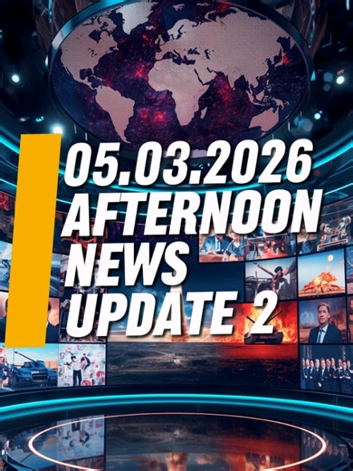 05.03.2026. Afternoon news update 2. Top world news, war, peace, politics. Ukraine, Russia, Germany, UK, EU, USA. Translation and adaptation – @newsmakerfast 📸 All footage has been edited 🗞 News prepared by: @newsmakerfast AI Voice. #news #World #War #USA #Germany