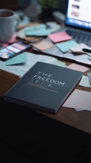 The.Book.Byte on Instagram: "If your desk is chaotic, your tabs are endless, and your brain feels loud… it’s not a “you” problem. It’s a structure problem. The Freedom Stack helps you turn chaos into clarity with systems, AI workflows, and digital assets that compound—so progress doesn’t disappear overnight. Available on Amazon & Gumroad - link in bio. #TheFreedomStack #aiproductivity #systemsthinking #digitalassets #worksmarter #creatoreconomy #PersonalSystems #focusst #onlinebusinesstips #time