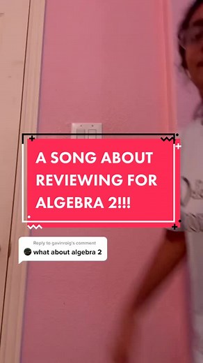 what YOU need to review for your algebra 2 final exam!!! Follow for more songs explaining math #math #mathhelp #mathsongs #algebra2
