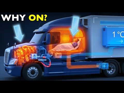 Why Long-Haul Truck Drivers Sleep With the Engine Running Overnight?