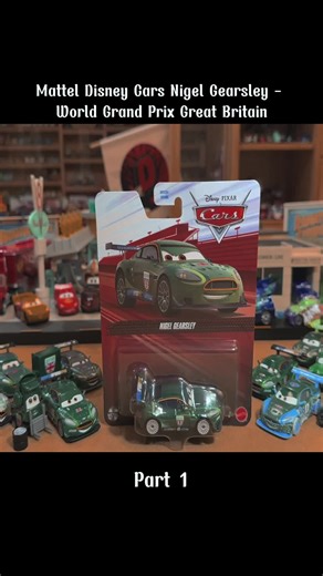Mattel Disney Cars Nigel Gearsley - World Grand Prix Great Britain #Mattel #disney #world #gearsley #prix