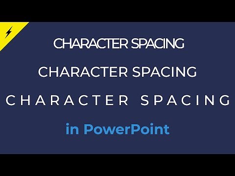 How to change letter spacing in PowerPoint? How to design loose and tight text?