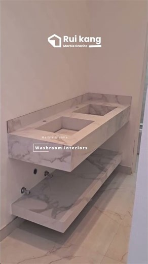 The Marble "Shower Bench" with a Hidden Drainage Channel.