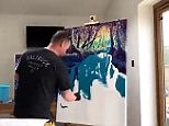 Incredible timelapse video captures oil painting come to life