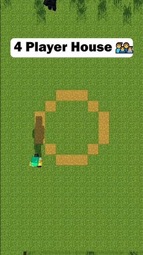 Minecraft 4 players house 🏡#minecraft