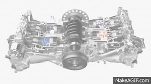 Subaru Boxer Engine on Make a GIF