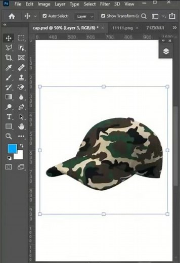 Adobe photoshop 2021 - How to Create Realistic Cap Mockup #photoshop #capdesign