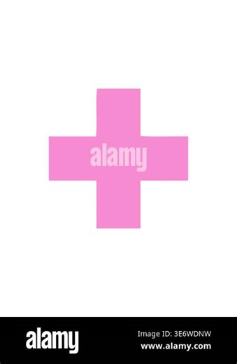 pixelize effect animation of flat symbol of a addition symbol icon Stock Video Footage - Alamy