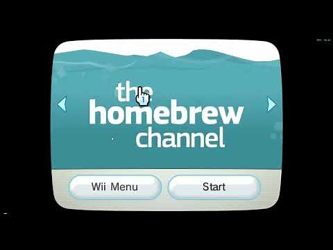 The Homebrew Channel on Wii Menu 1.0