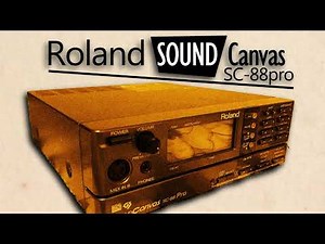Roland Sound Canvas SC-88pro - MIDI Sound Module from the 90's Demo