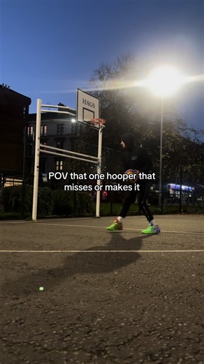 Basketball Player Misses or Makes the Shot POV