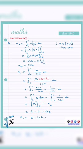 Exercices Corrigés d'Intégrales et Suites en Mathématiques