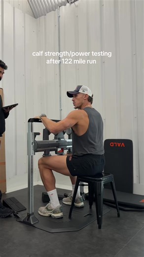Post-Ultra Marathon Calf Strength Test