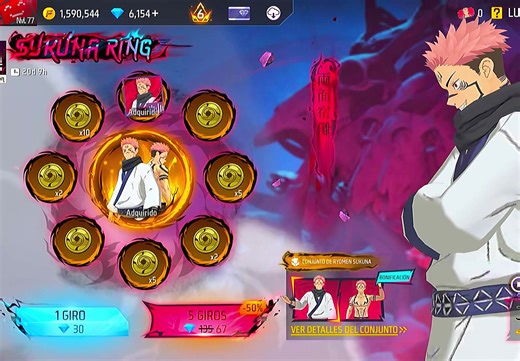 Free Fire x Jujutsu Kaisen: Sukuna Challenge