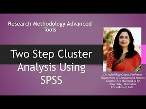 Two Step Cluster Analysis Using SPSS(spss)(cluster analysis)(two step cluster analysis