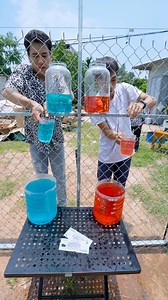 2.1M views · 10K reactions | Trò Chơi Đứng Sau Song Sắt Múc Nước Vào Lọ Nhanh Nhất | Hưng Vlog | Facebook