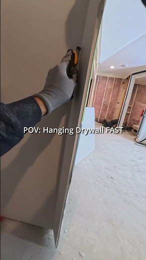 How to Drywall FAST