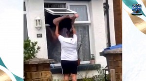 Most Funny and Bizarre Video "Woman Climbing Through Window" That Will Have You Laughing Stitches