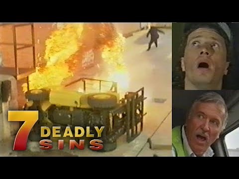Awesome '90s Forklift Safety Training Video - Caterpillar's 7 Deadly Sins