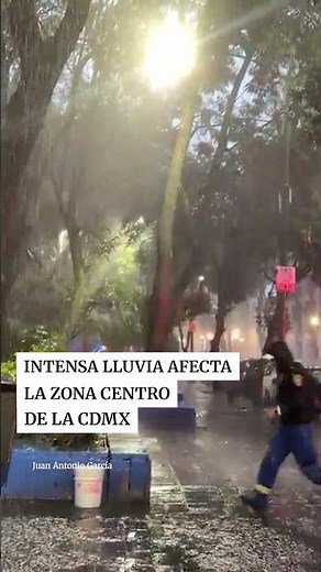 Heavy rain surprises Cuauhtémoc borough in Mexico City