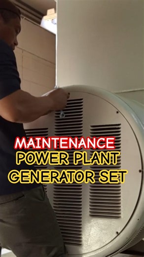 Generator set maintenance (KG2 Gas turbine)
