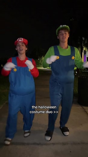 Mario and Luigi Halloween Costume Duo Ideas
