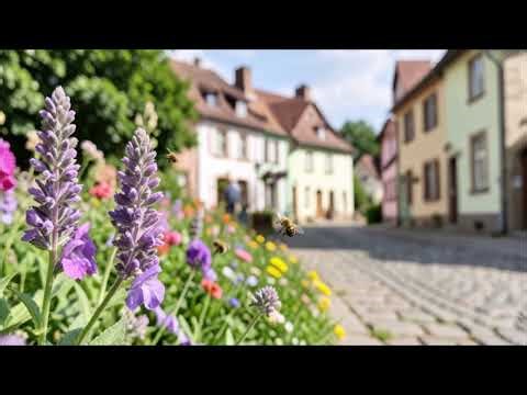Bees Buzzing Sound | Peaceful Village Nature Ambience