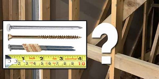 What size fixings should you use for studwork? (Nails and screws) – The DIY Fix