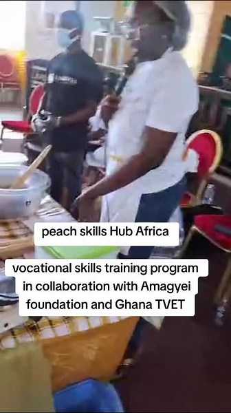 Peach skills Hub Africa The just ended vocational skills training program held at Akyem maase last week in collaboration with Amagyei foundation and Ghana TVET service 🙏🏼 Thank you all for participating Book us for any group or individual skills training program🙏 #peachskillshubafrica #SkillsForSuccess #thepeachgroupe #skillstobussiness