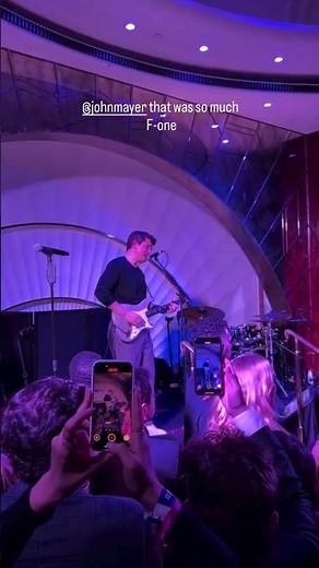 JOHN MAYER peforms GRAVITY at Formula 1 Grand Prix Las Vegas After Party (11/22/2025)