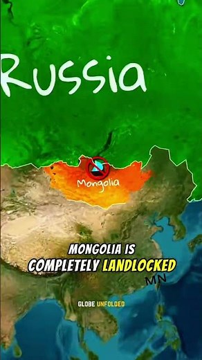 Mongolia Between Russia and China 🗺️