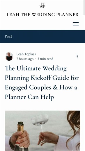 My brand new blog is now live on my site! If you want some advice on the first steps to planning your wedding - where to start and what to think of, have a read ✨📚 #blogger #weddingblog #weddingplannerlife #fyp #weddingadvice