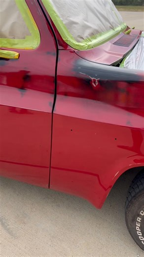 Nice red & black patina paint job! Message for free quotes | A & J Customz Auto Paint