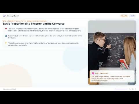 Basic Proportionality Theorem and Its Converse | Triangles Part 14/15 | Class 10 Mathematics NCERT