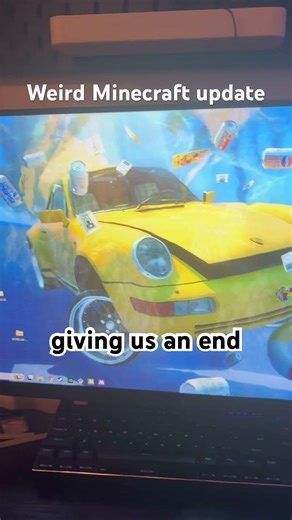 Weird Minecraft update #gaming #pc #minecraft #techtok #tech #cheezytech