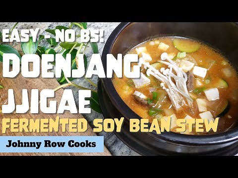 How to make a Beginner ❤ Doenjang Jjigae (Fermented bean paste stew) | Johnny Row Cooks