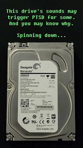 Seagate Barracuda ST2000DM001-9YN164 (3-disk model) HDD Sounds | #harddrivesounds