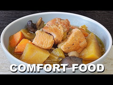 Chicken stew slow cooked Crockpot - Real Comfort Food Chicken Stew