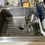 Kitchen Sink Grid 26"L X 14"W, Bottom Sink Grid Stainless Steel Sink Grate with Center Drain Metal Sink Grid Protector for Kitchen Single Sink Bowl