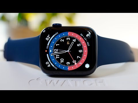 Blue Apple Watch Series 6 Unboxing & Setup