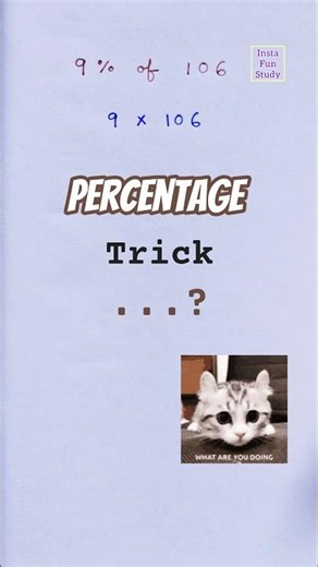 How to find percentage of a number | Percentage tricks | Solve in Seconds #maths #mathematics #short