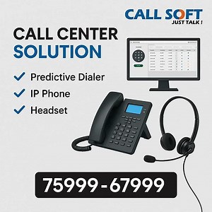 Predictive Dialer + IP Phone + Headset | Full Call Center Setup | call center solution provider