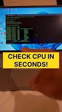 How to Check CPU Usage and Fix High CPU Load on Windows Pc! #pctipsandtricks #microsoft #shorts