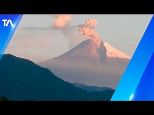 Sangay Volcano triggered explosive sounds in Guayas and Azuay