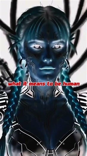 What do you think —can humanity survive inside a machine? Insipred by Anyma 👁️ #ai #robotics