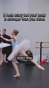 A fully stretched arch can feel scary, I know. The fear usually comes from thinking you’re going to roll over or lose control. But that’s not where the danger is. The weakness happens when the arch is hesitant. When you commit to fully stretching it on pointe, that’s where the strength lives. The foot is designed to support you when it’s working as one complete line, not when it’s half-held back. You’re not going to go over. Not forward, not back. What often causes instability is always “taking 