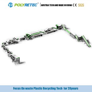 [Hot Item] Polytec Waste Pet Plastic Water Bottle Recycling Machine Line with CE Certification