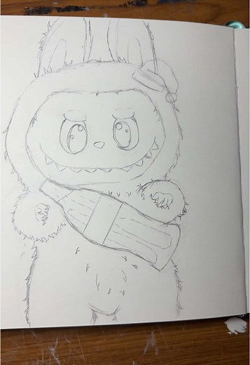 Cute Labubu Sketch: Adorable Art Creation