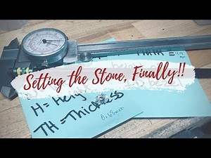 Real Time: Setting an Oval Shaped Faceted Stone in a Step Bezel Setting