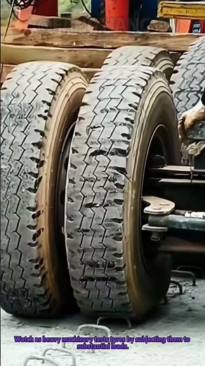 Genius Tire Test: How Heavy Loads Test Tyre Durability in Construction